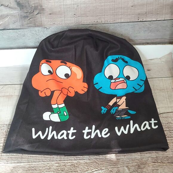 The Amazing World of Gumball Beanie Hat What the What Soft Stretchy Unisex - Picture 1 of 2